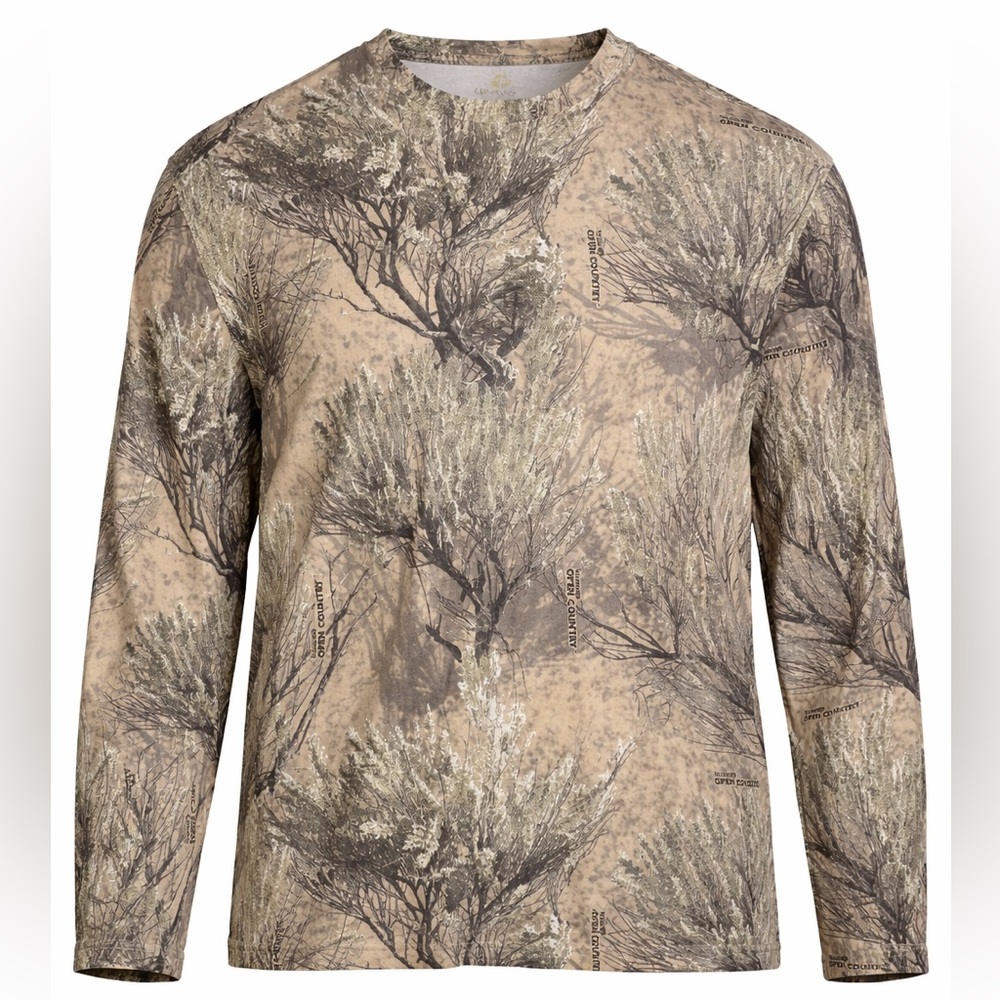 Mens Green Mark Camouflage Seclusion Long Sleeve Shirt XL Cotton Hunting Outdoor
